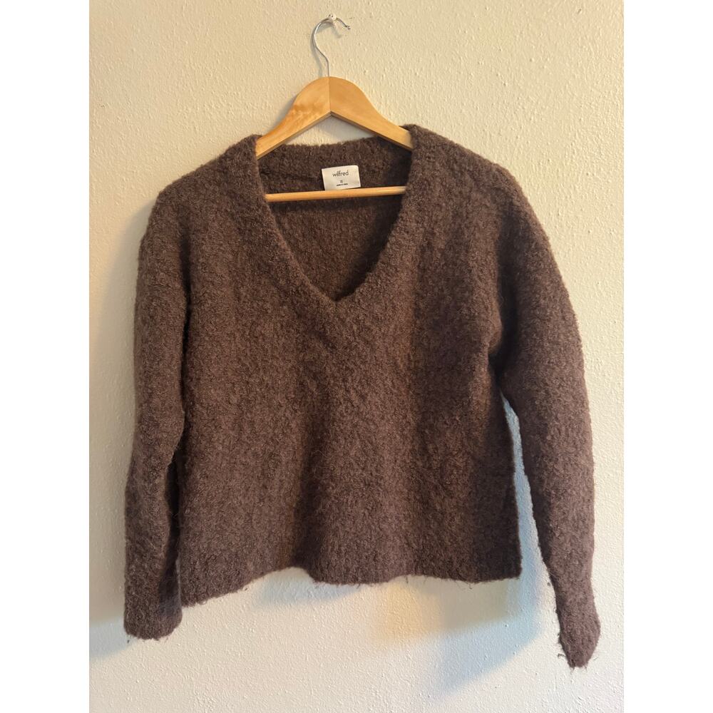 Wilfred Brown Vneck sweater